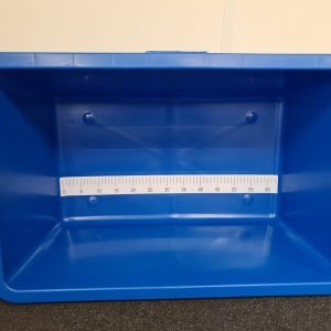 Koi PE opmeetbak blauw met 1 meetlint